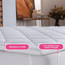 Pillow Top Solteiro 100% Algodão Antialérgico Percal 200 fios - BruceBaby Bordados