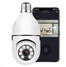 Câmera de Segurança Tipo Lâmpada 8177 WiFi Full HD 1080p com Visão Noturna, Bivolt, Yoosee, Detecção de Movimento e Áudio Bidirecional