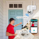 Kit 2 Câmeras de Segurança 2024 Wi-fi Speed Dome A8 com Visão Noturna (Infravermelho)
