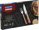 JOGO CHURRASCO INOX 12PC DYNAMIC