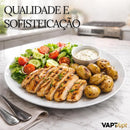 Conjunto Com 6 Pratos Fundos Grandes Redondos 25cm Opaline Restaurante Buffet Hotel Mesa Posta Cor Branco