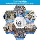 Kit 2 Câmeras de Segurança 2024 Wi-fi Speed Dome A8 com Visão Noturna (Infravermelho)