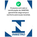 Jogo De Panelas Caçarolas 9 Peças Antiaderente 6 Camadas De Teflon Cor Crema - Marcolar